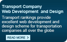 auto transport web design portfolio
