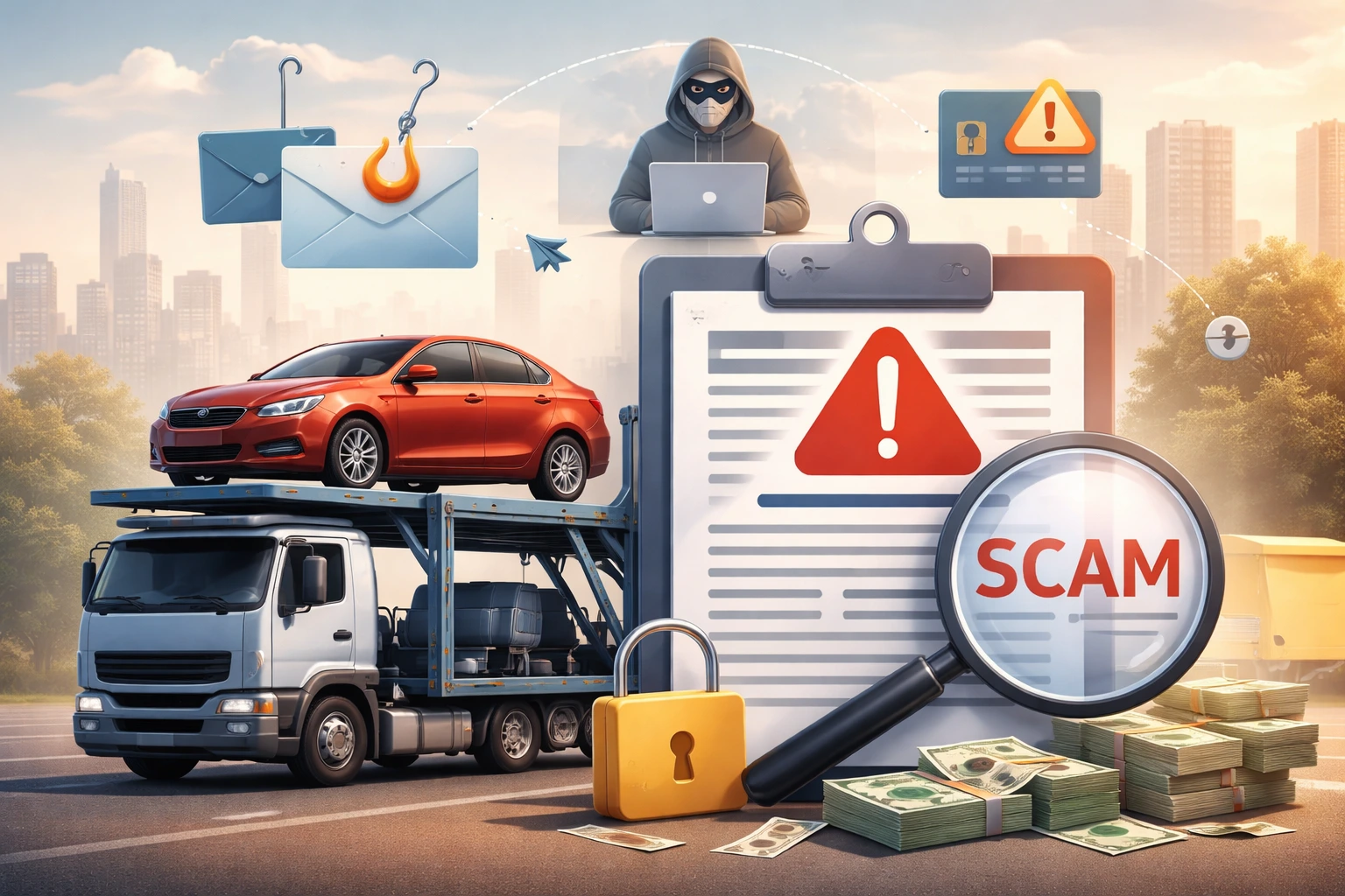 Car shipping scam prevention - verify before you pay