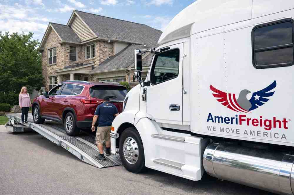 Open auto transport trailer