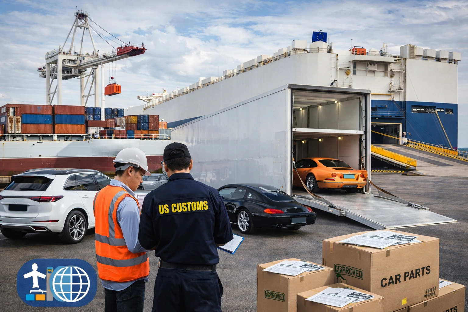 International auto shipping services