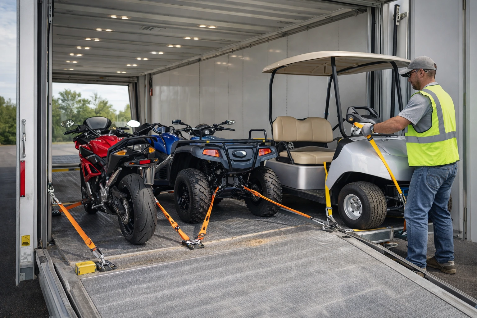 Motorcycle and specialty vehicle transport