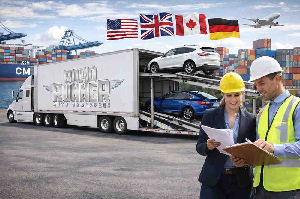International auto shipping services