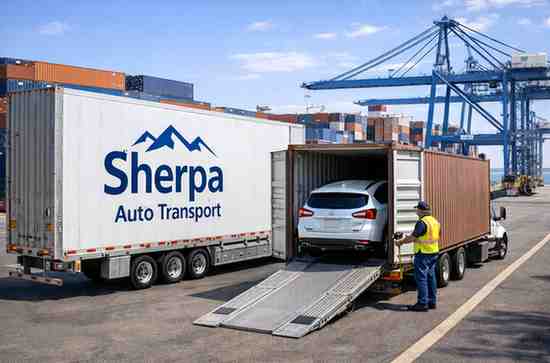 International auto shipping services