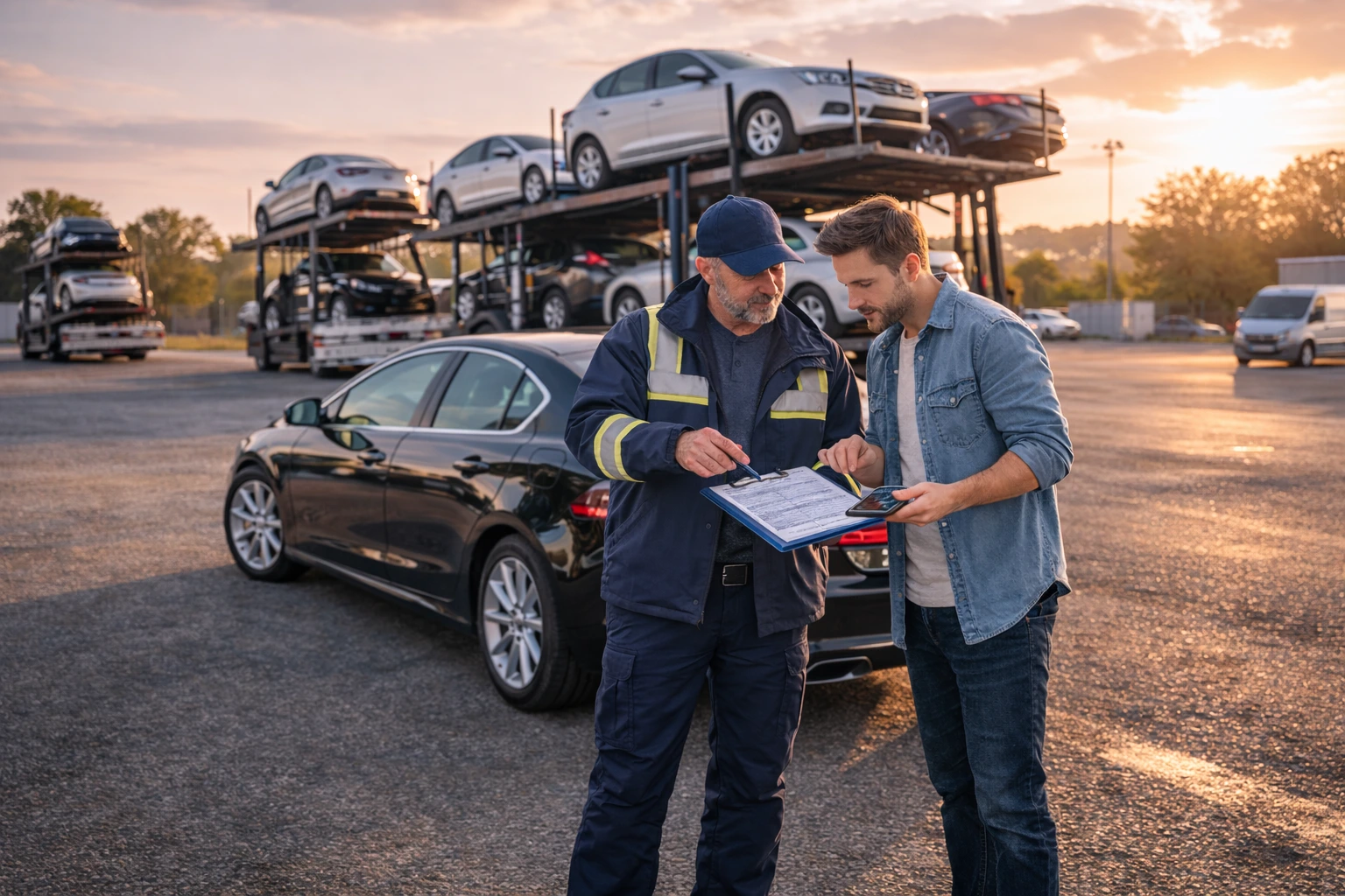 Vehicle delivery inspection and documentation